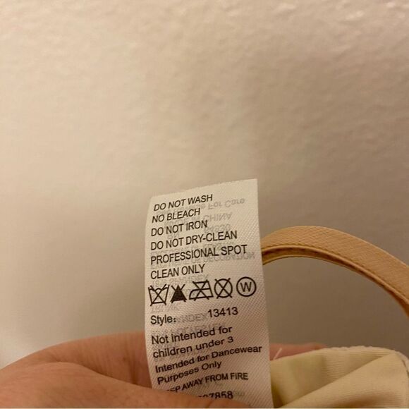 Weissman Dance Costume ivory white sequin appliqué Saint Honesty 13413 XLC child - Picture 10 of 13